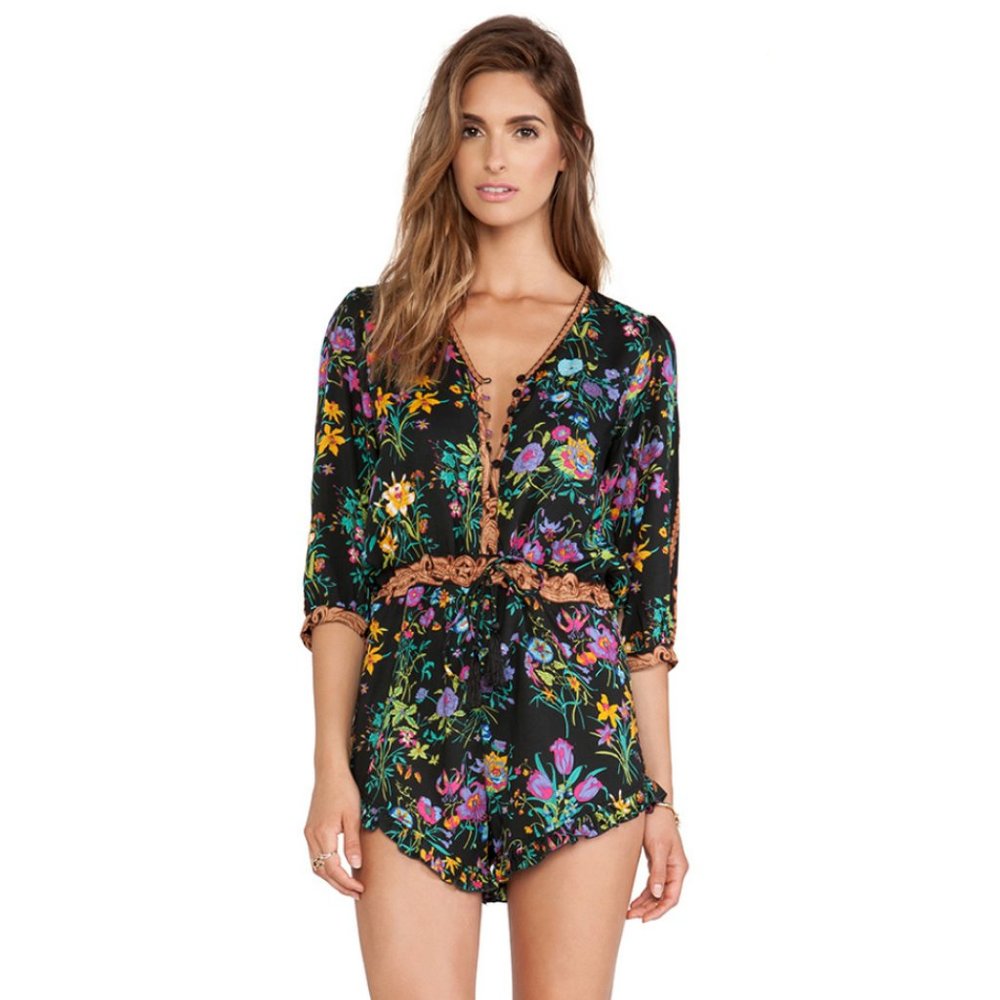 Spell Designs Gypsy Queen Floral Romper S